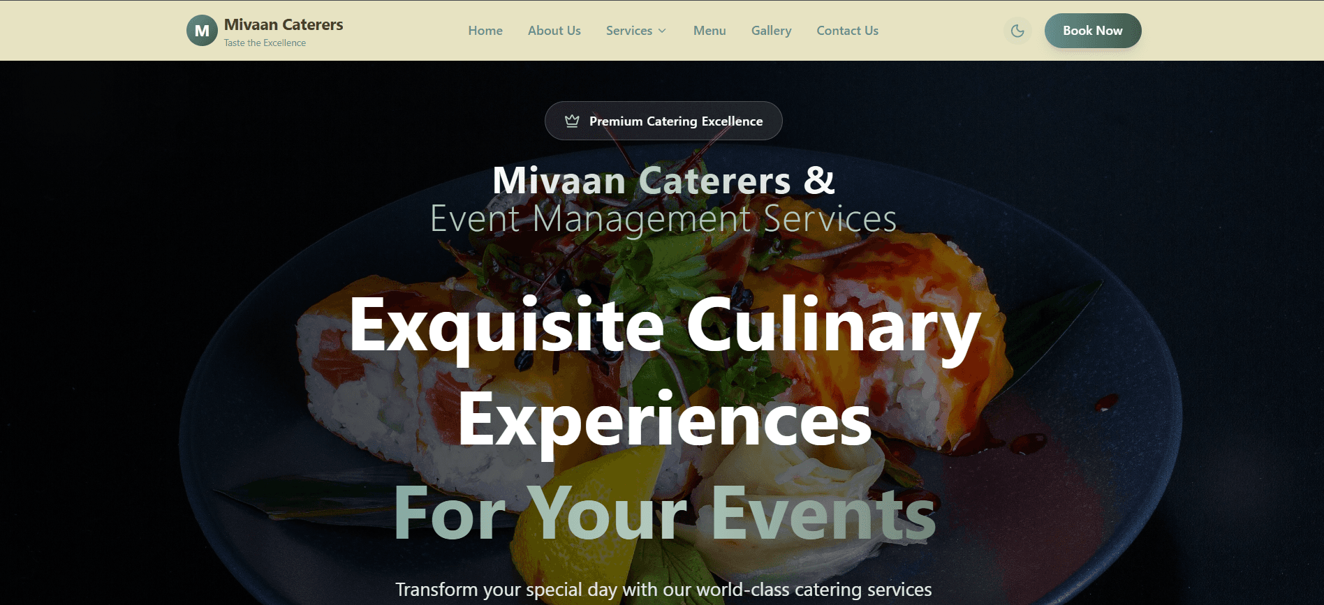 Catering & Event Management Platform